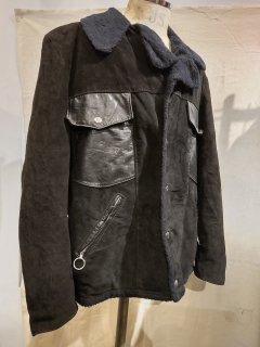 60's Brooks Suede cut back Leather Jacket 
