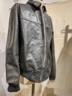 50's German Rib Leather Jacket 