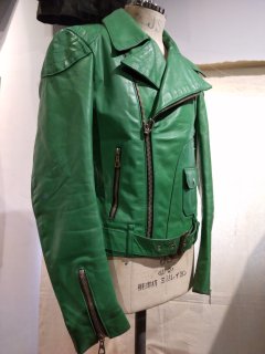 70's HARRO Double Leather Jacket 
