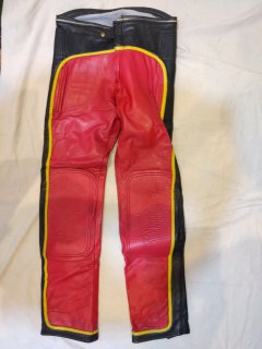 <img class='new_mark_img1' src='https://img.shop-pro.jp/img/new/icons1.gif' style='border:none;display:inline;margin:0px;padding:0px;width:auto;' />80~90's Motorcycle Leather pants 