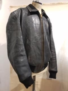 50's German Rib Leather Jacket
