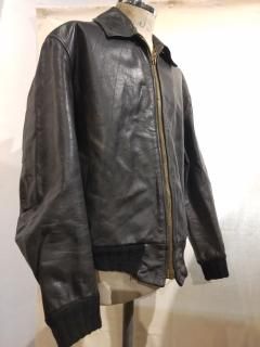 50's German Rib Leather Jacket 