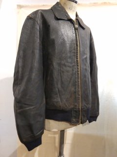 <img class='new_mark_img1' src='https://img.shop-pro.jp/img/new/icons1.gif' style='border:none;display:inline;margin:0px;padding:0px;width:auto;' />50's HAELSON Rib Leather Jacket 