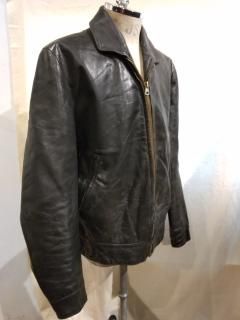50~60's German Single Leather Jacket 