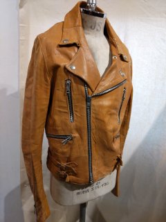 80's MADE IN CANADA Double Leather Jacket 