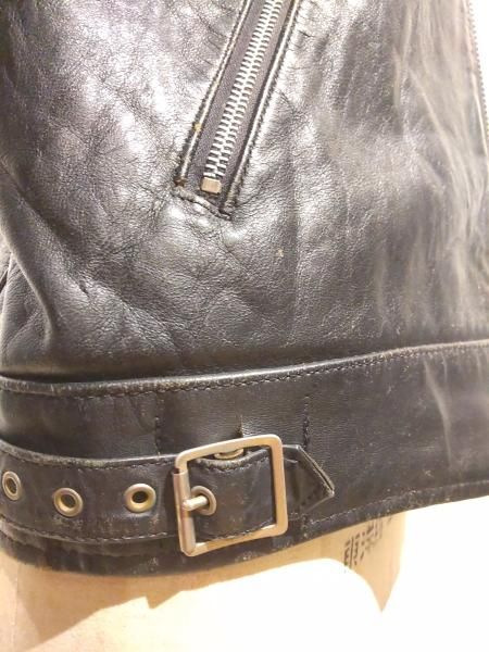 70's MASCOT Single riders jacket - neon-leather