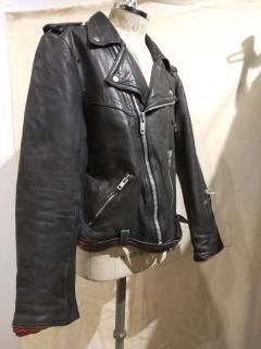 80's MEDE IN Sweden Janbell BORS double riders jacket DESTRUC-JACKET