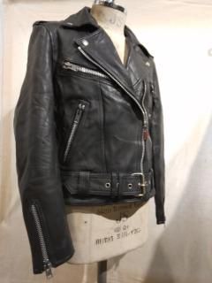 German Hein gericke Ladies Double Leather Jacket DESTRUC-JACKET 
