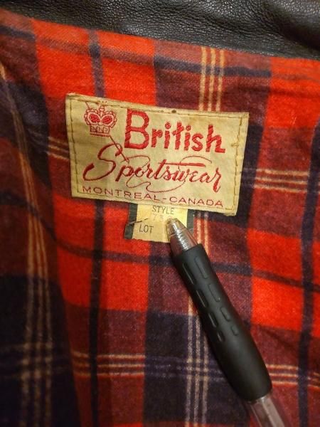 70's British Cycle Leathers D-Pocket Double Leather Jacket