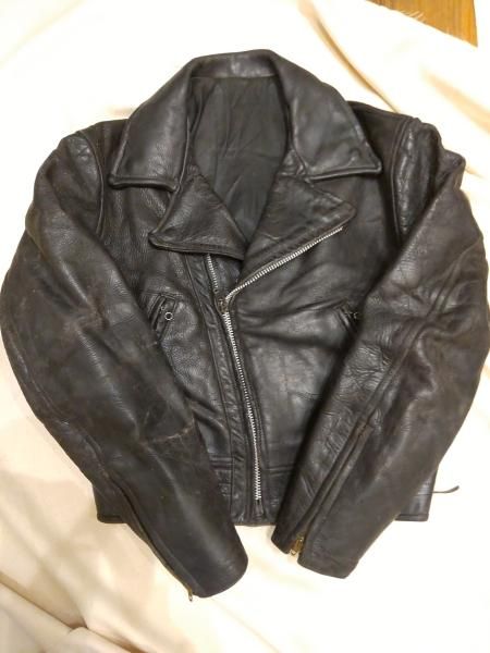 CAL LEATHER ダブルライダース キャルレザー TALONジッパー 50's vintage TALONジップ ダブルライダース レザージャケット L