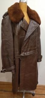Mouton Leather Coat 