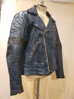 70's SPEEDMAN Sidelace Leather Jacket 