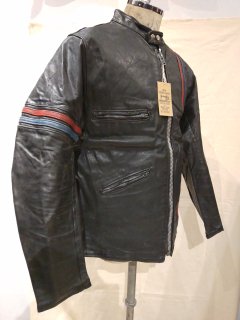 <img class='new_mark_img1' src='https://img.shop-pro.jp/img/new/icons1.gif' style='border:none;display:inline;margin:0px;padding:0px;width:auto;' />60~70's TT Leather Cafe Racer Easy Rider Leather Jacket 