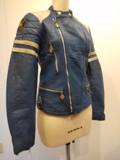French MOTO CUIR 2Tone Leather Jacket MONZA Type