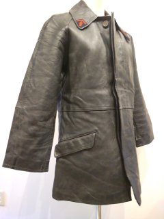 60's French VTN leather coat 