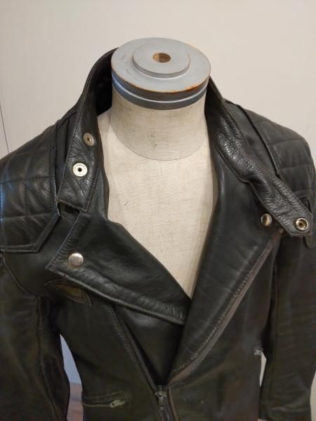80's INTERSTATE OF GREAT BRITAIN Leather riders jacket MONZA