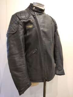 80's INTERSTATE OF GREAT BRITAIN Leather riders jacket MONZA Type 