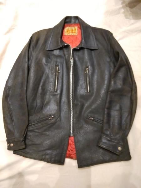 60's Highwayman Leather Jacket 