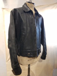 40's Policeman Single Leather Jacket 
