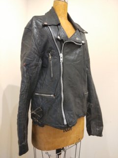 <img class='new_mark_img1' src='https://img.shop-pro.jp/img/new/icons1.gif' style='border:none;display:inline;margin:0px;padding:0px;width:auto;' />80's Double Riders Leather Jacket LIGHTNING Type 
