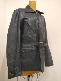5060s Country life Leather Car Coat Jacket 