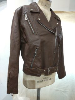 German Ladies Double Leather Jacket