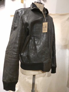 50's Wollkamp Rib Leather Jacket