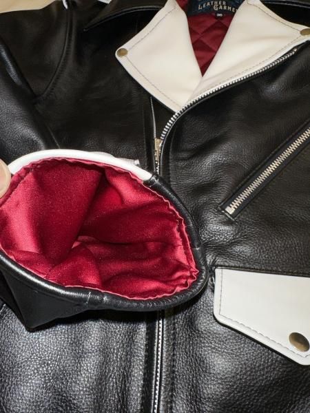 2tone Double Leather Jacket(受注製作商品) - neon-leather 2tone Double Leather Jacket(受注製作商品) - neon-leather