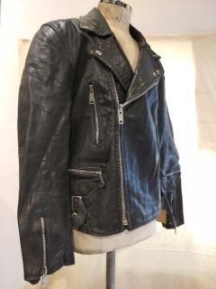80's Double Riders Leather Jacket LIGHTNING Type 2