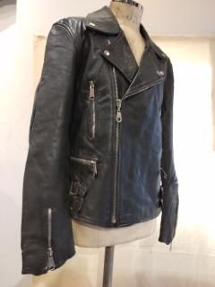 80's Double Riders Leather Jacket LIGHTNING Type 3