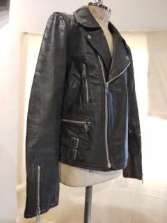 80's Double Riders Leather Jacket LIGHTNING Type 5