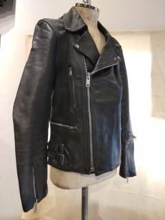 80's Double Riders Leather Jacket LIGHTNING Type 7