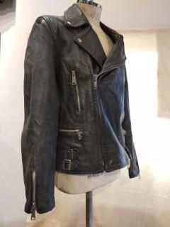 80's Double Riders Leather Jacket LIGHTNING Type 8