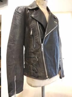 80's Double Riders Leather Jacket LIGHTNING Type 9