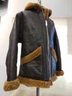 70~80's IRVIN type Sheepskin Flight jacket