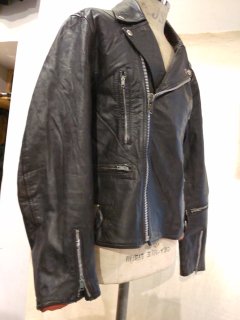 80's Double Riders Leather Jacket LIGHTNING Type 