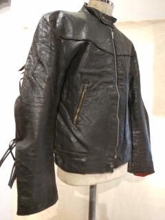 70's Fringe Single Leather Jacket 