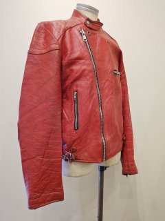 70's MADE IN ENGLAND Double Leather Jacket MONZA Type 