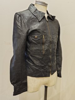 70's Ladies Single Leather Jacket
