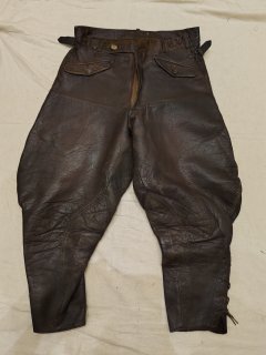 40's German Leather motorcycle pants