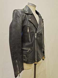 80's Double Riders Leather Jacket LIGHTNING Type 