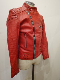 70〜80's MADE IN ENGLAND Double Leather Jacket MONZA Type 