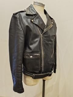 60's D-pocket Double Leather Jacket 