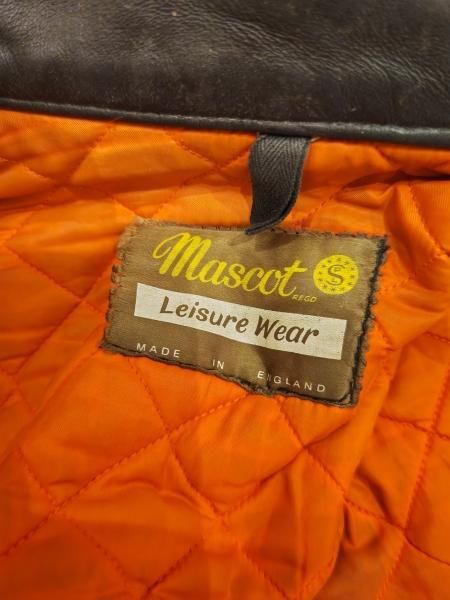 70's MASCOT Fringe Single riders jacket - neon-leather