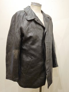 50's~60's French GRAULHET leather coat