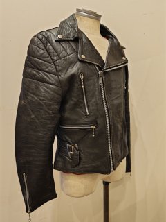 70's Double Riders Leather Jacket LIGHTNING Type 