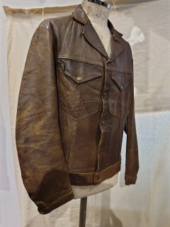 70's 3RD TYPE Leather Jacket 