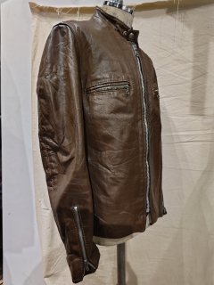 70's Single Leather Jacket 