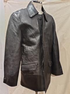 French VTN Fire Fighter Leather Coat 