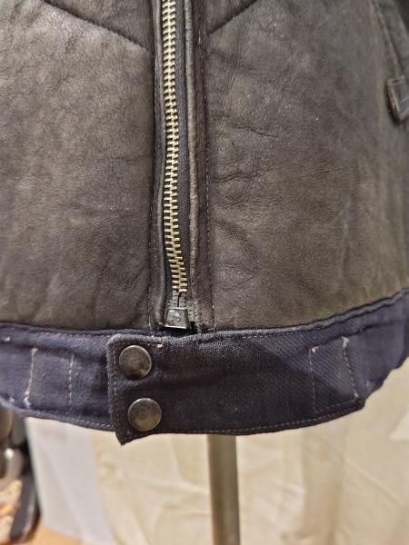 40's LUFTWAFFE MOUTON KANALJACKET - neon-leather